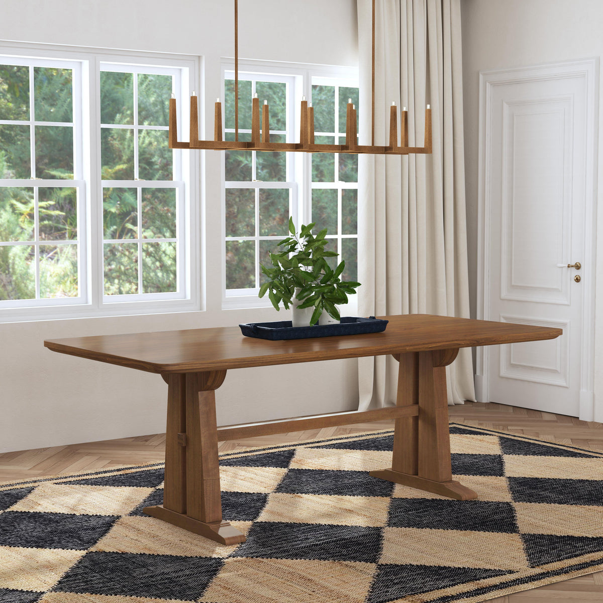 Lincoln Rectangular Dining Table - Warm Walnut | Flexsteel