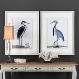Shore Birds Framed Prints (Set of 2) - Black / Blue by Uttermost - View 2