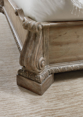 Castella King Panel Bed - Light Brown by Hooker Furniture - View 2