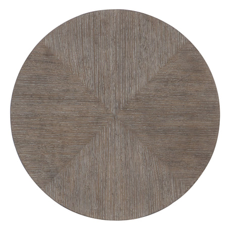 Modern Mood Round End Table - Dark Brown / Dark Gray by Hooker Furniture - View 2