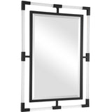 Balkan Iron Mirror - Black / Silver by Uttermost - View 3