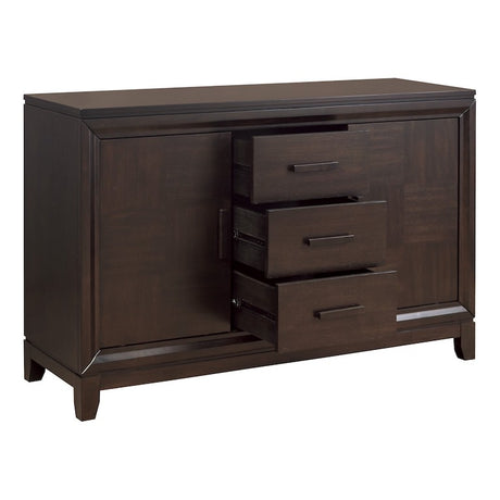 Kavanaugh Dining Server In Dark Brown 5409Rf-40 | Homelegance - sold by Home Elegance USA