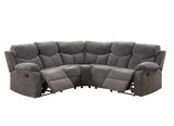 Acme - Kalen Motion Sectional Sofa 54135 Gray Chenille