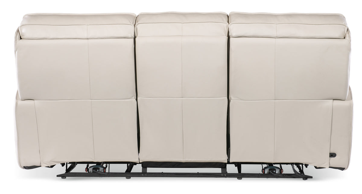 Miles Zero Gravity Power Sofa With Power Headrest - White by Hooker Furniture - View 4