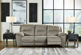 Ashley Putty Next - Gen Gaucho Reclining Sofa - Microfiber | Home Elegance USA