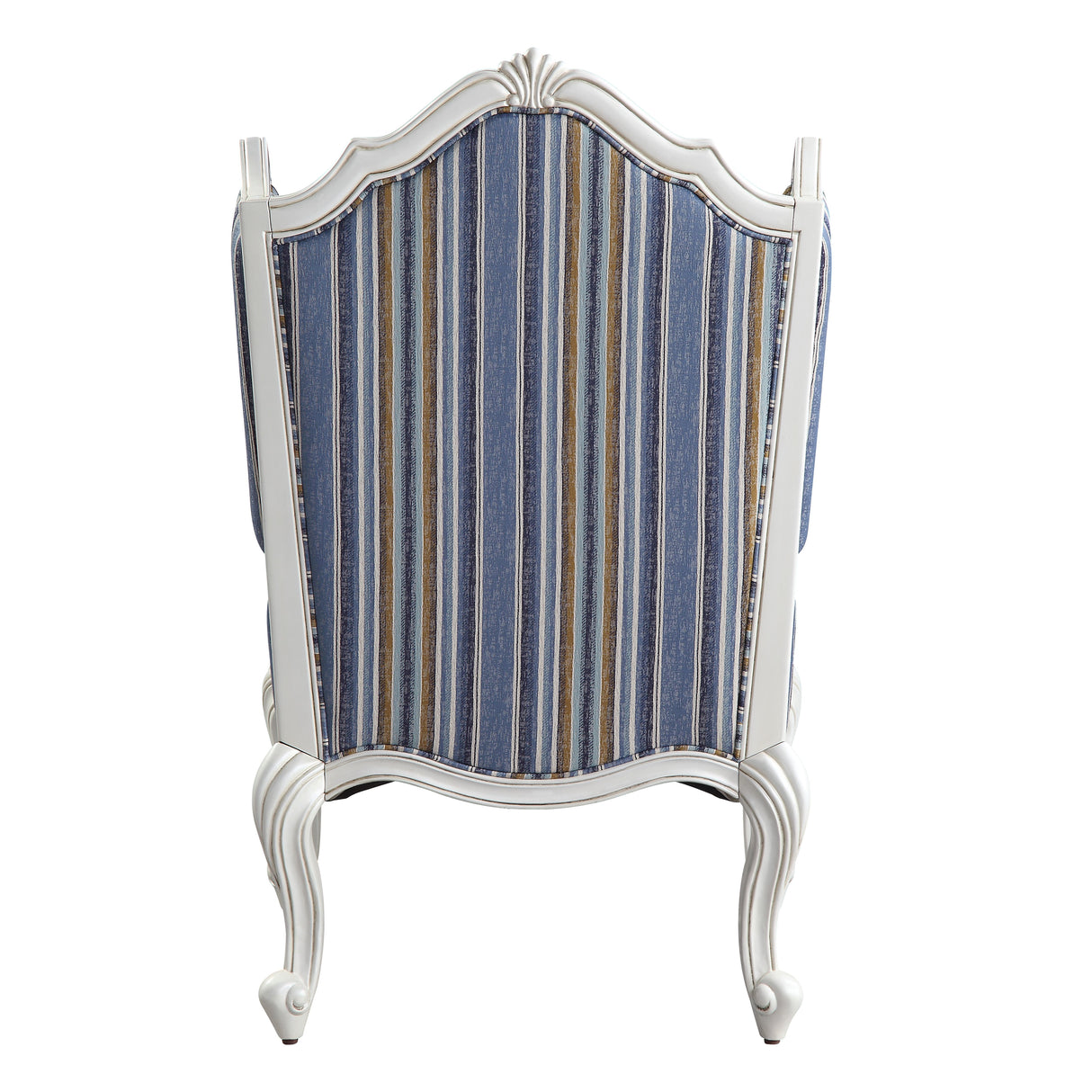 Acme - Ciddrenar Chair W/Pillow 54312 Fabric & White Finish