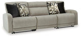 Ashley Stone Colleyville 54405S8 3 - Piece Power Reclining Sectional Sofa - Chenille | Home Elegance USA