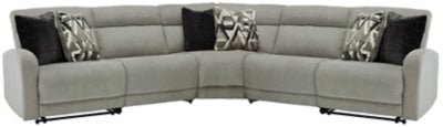 Ashley Stone Colleyville 54405S6 5 - Piece Power Reclining Sectional - Chenille - 54405S6 - Home Elegance USA - 1