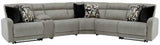 Ashley Stone Colleyville 54405S9 6 - Piece Power Reclining Sectional - Chenille - 54405S9 - Home Elegance USA - 1