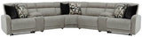 Ashley Stone Colleyville 54405S10 7 - Piece Power Reclining Sectional - Chenille - 54405S10 - Home Elegance USA - 1