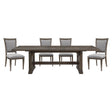 Homelegance Sarasota 7 Piece Dining Room Set in Driftwood Brown Finish – 5441 Collection - sold by Home Elegance USA