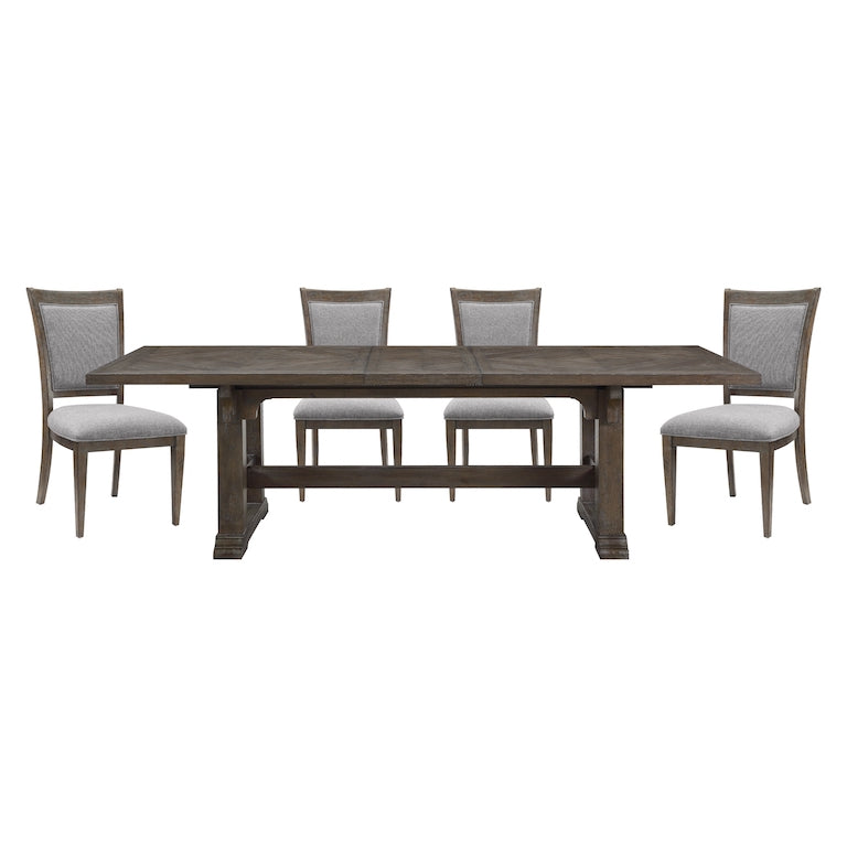 Homelegance Sarasota 7 Piece Dining Room Set in Driftwood Brown Finish – 5441 Collection - Home Elegance USA