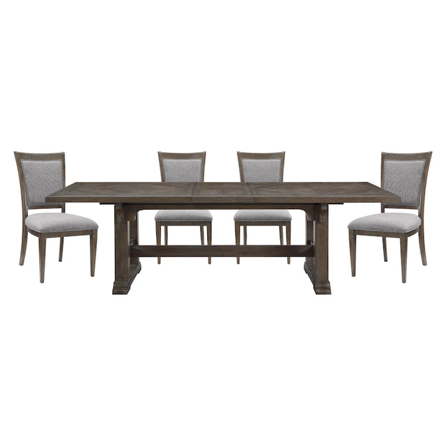 Homelegance Sarasota 7 Piece Dining Room Set in Driftwood Brown Finish – 5441 Collection - Home Elegance USA