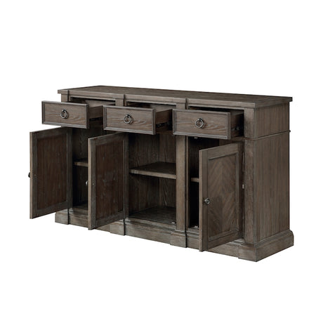 Homelegance Sarasota 7 Piece Dining Room Set in Driftwood Brown Finish – 5441 Collection - sold by Home Elegance USA