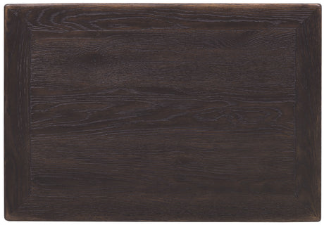 Driftwood One-Drawer Nightstand Burnt Timber - Black by Hooker Furniture - View 3