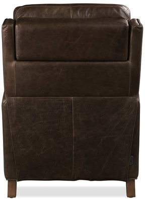Jacklyn Power Recliner With Pop-Up Headrest - Dark Brown by Hooker Furniture - View 2