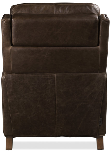 Jacklyn Power Recliner With Pop-Up Headrest - Dark Brown by Hooker Furniture - View 2