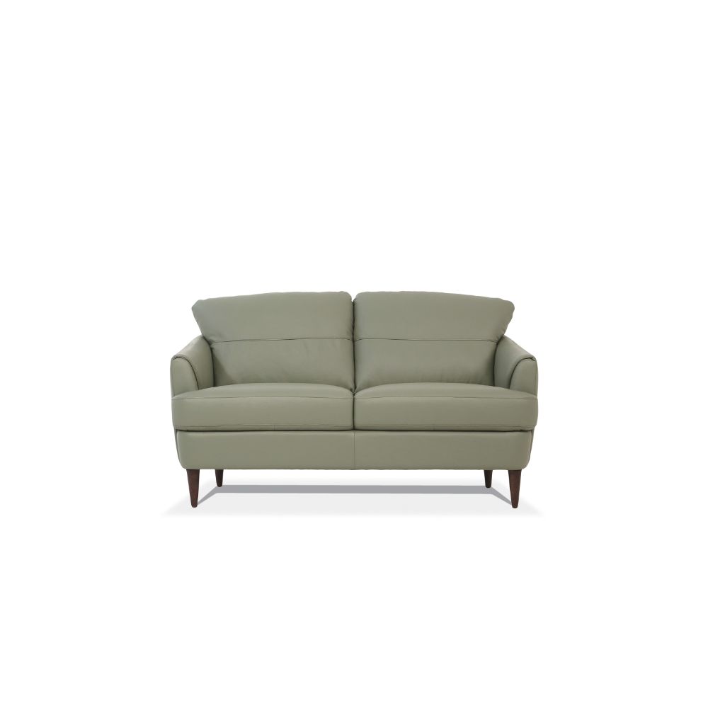 Acme - Helena Loveseat 54571 Moss Green Leather