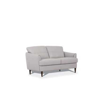 Acme - Helena Loveseat 54576 Pearl Gray Leather