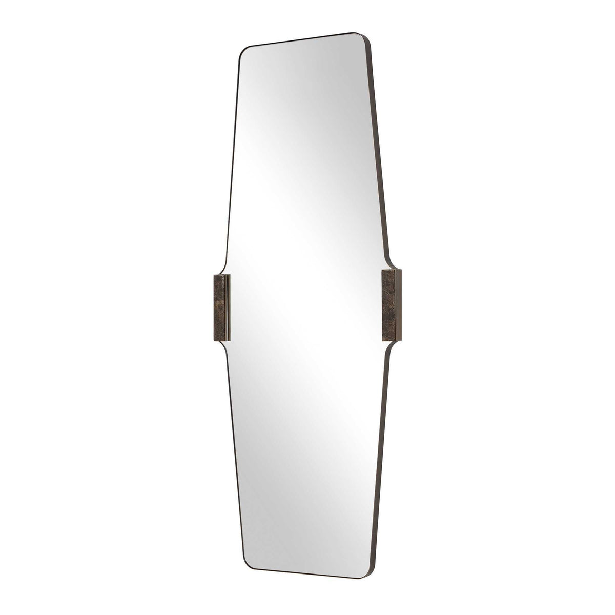 Orson Mid-Century Tall Mirror Bronze / Brown - Dark Brown by Uttermost - View 4