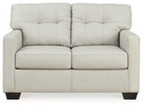 Ashley Coconut Belziani Loveseat - Leather - 5470535 - Home Elegance USA - 1