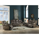 Acme - Harumi Power Motion Sofa W/USB 54895 Gray Fabric