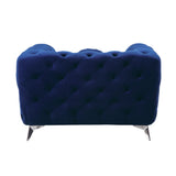 Acme - Atronia Chair 54902 Blue Velvet