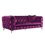 Atronia Sofa 54905 Purple Velvet | Acme | Home Elegance USA