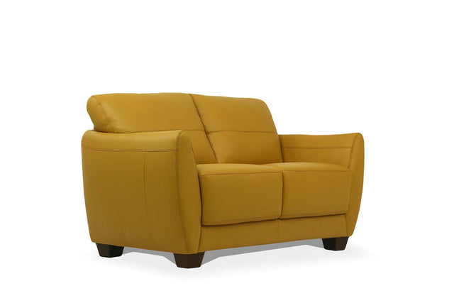 Acme - Valeria Loveseat 54946 Mustard Leather