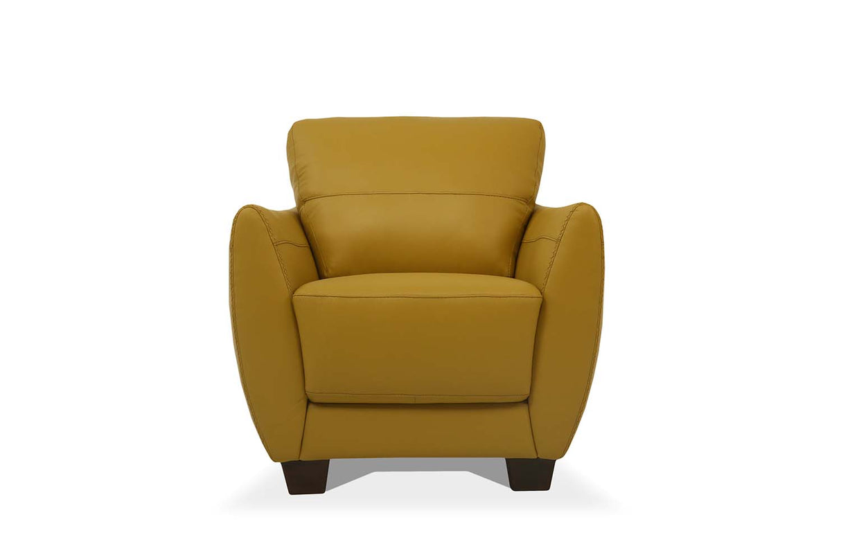 Acme - Valeria Chair 54947 Mustard Leather