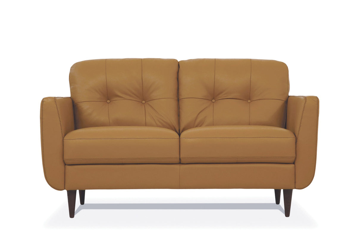 Acme - Radwan Loveseat 54956 Camel Leather