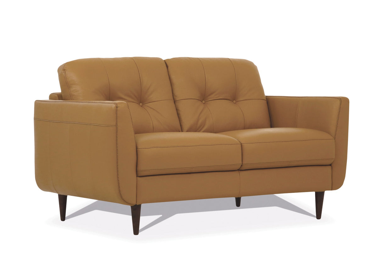 Acme - Radwan Loveseat 54956 Camel Leather