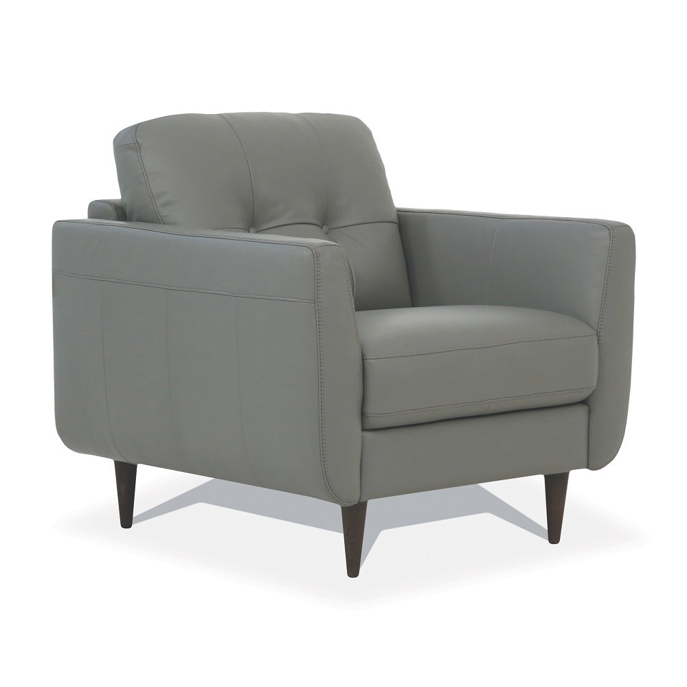 Acme - Radwan Chair 54962 Pesto Green Leather