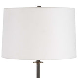 Tallarico Brass & Marble Floor Lamp Black / Bronze / Brown - Black / Dark Brown by Uttermost - View 5