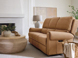Somers Sofa With Power Recline & Power Headrest - Light Brown by Hooker Furniture - View 2