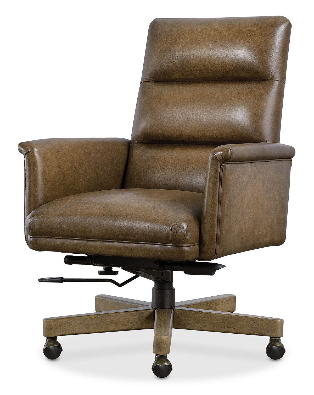 Starling Executive Swivel Tilt Chair - Dark Brown by Hooker Furniture - View 9