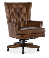 Finley Executive Chair - Dark Brown by Hooker Furniture - View 1