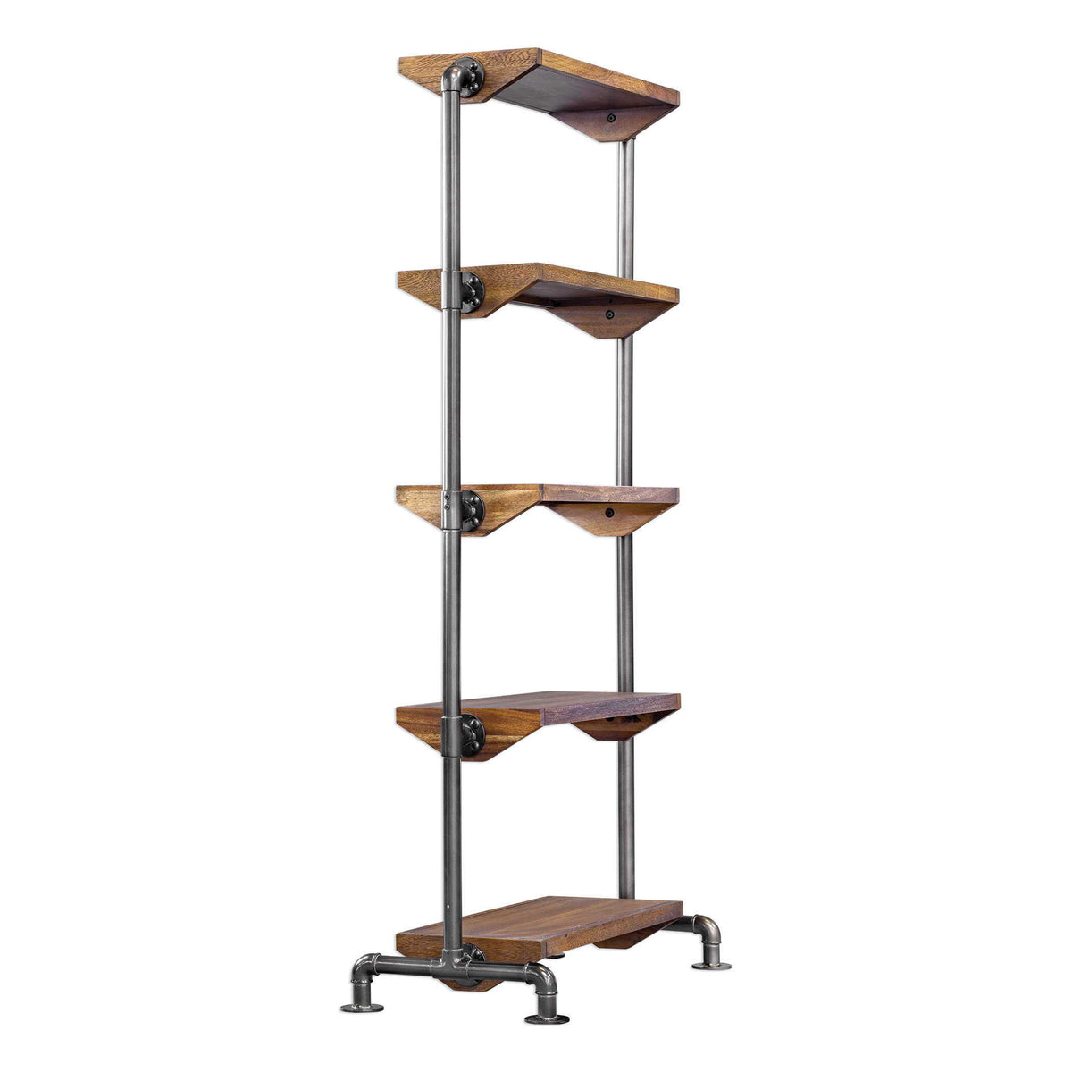 Rhordyn Industrial Etagere - Light Brown by Uttermost - View 3