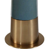 Riccardi Floor Lamp Blue - Dark Green by Uttermost - View 6