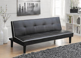 Sofa Bed - Katrina Tufted Upholstered Sofa Bed Black