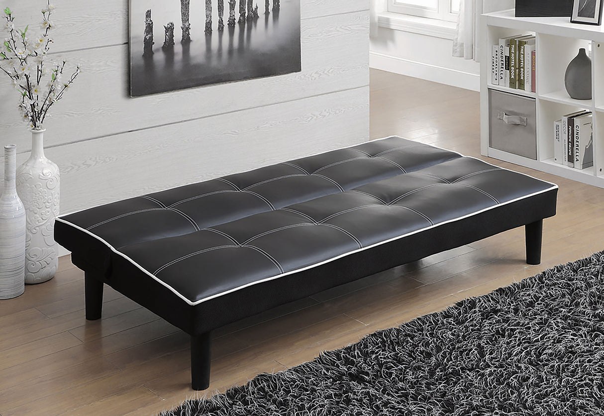 Sofa Bed - Katrina Tufted Upholstered Sofa Bed Black