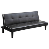 Sofa Bed - Katrina Tufted Upholstered Sofa Bed Black