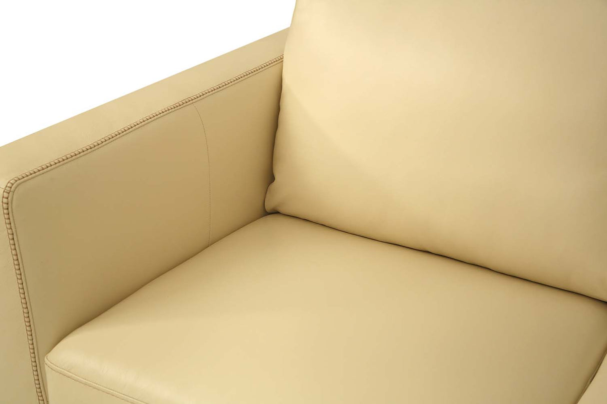 Acme - Malaga Sofa 55005 Cream Leather