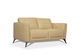 Acme - Malaga Loveseat 55006 Cream Leather