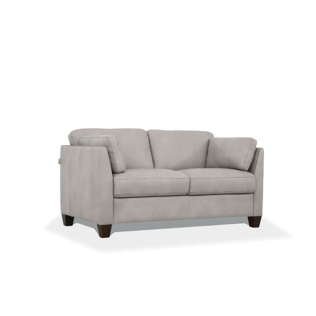 Acme - Matias Loveseat 55016 Dusty White Leather