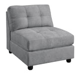 Claude 7 - piece Upholstered Modular Tufted Sectional Dove | Coaster | Home Elegance USA