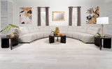 Charlotte 8 - piece Upholstered Curved Modular Sectional Sofa Ivory | Coaster | Home Elegance USA