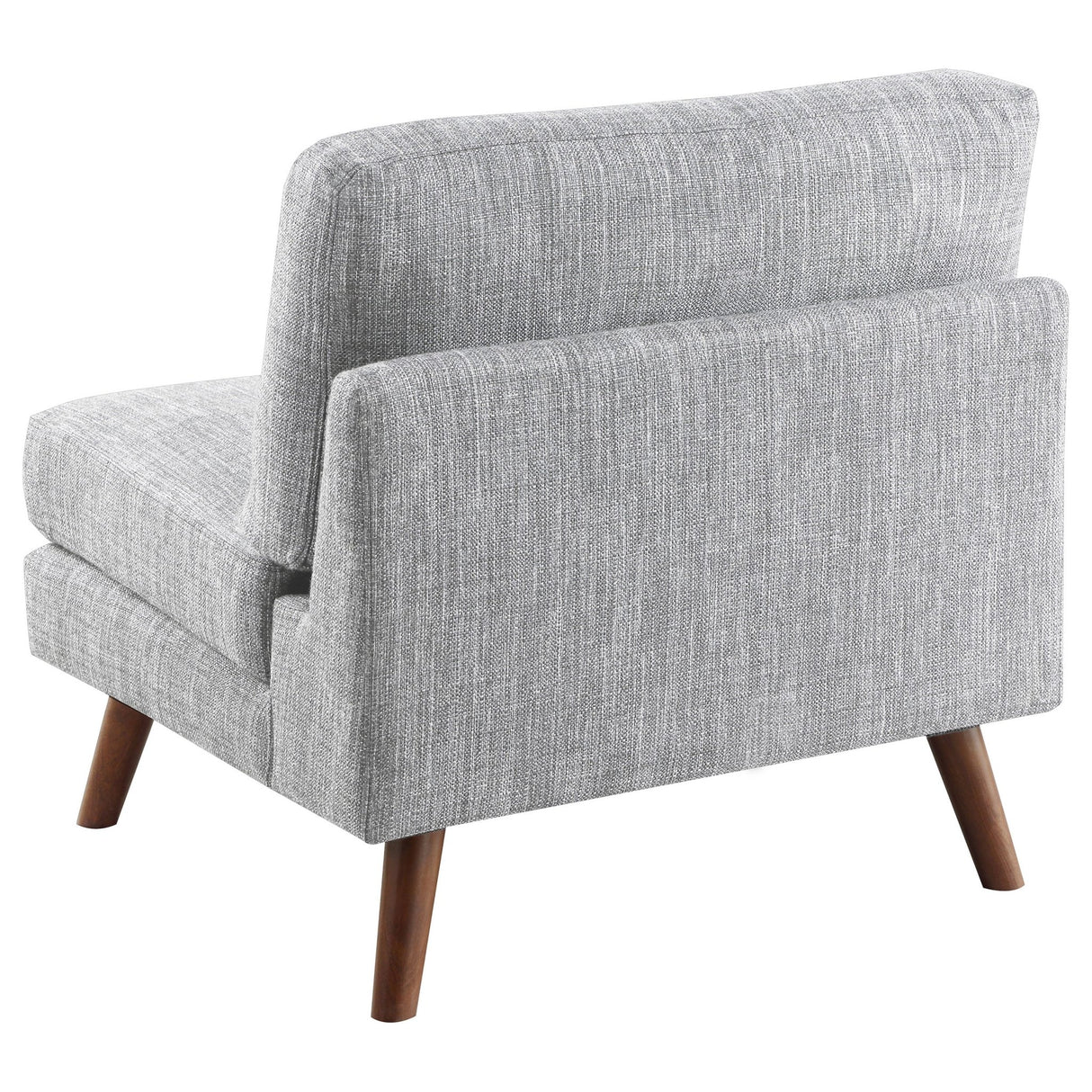 Armless Chair - Churchill Button Tufted Armless Chair Grey | Coaster - 551302 - Home Elegance USA - 5