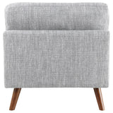 Armless Chair - Churchill Button Tufted Armless Chair Grey | Coaster - 551302 - Home Elegance USA - 6