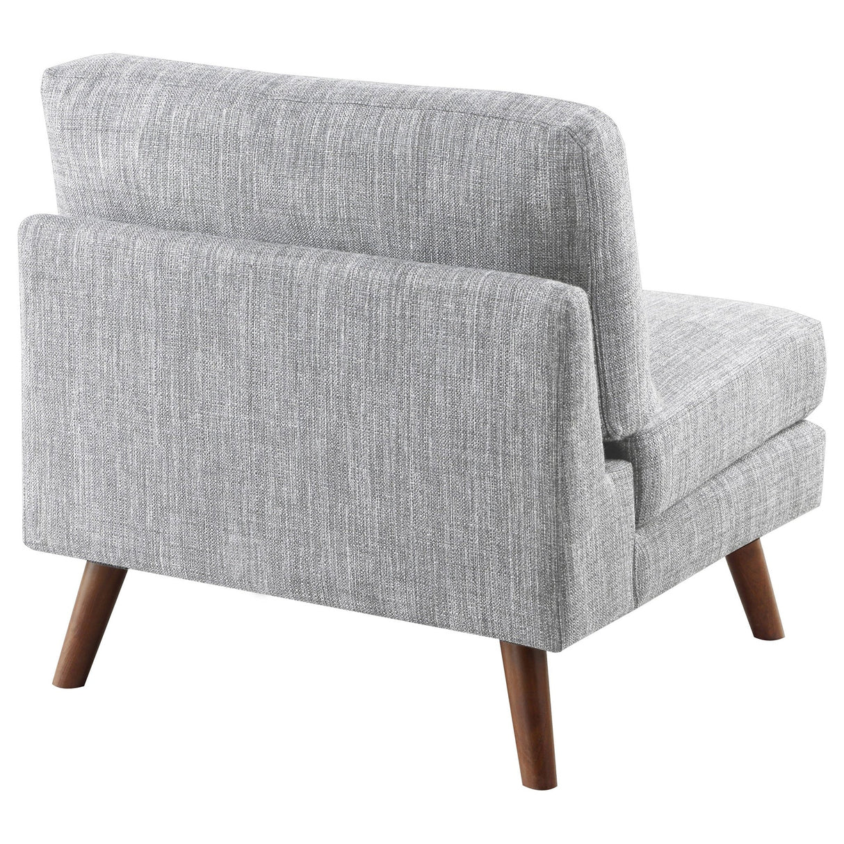 Armless Chair - Churchill Button Tufted Armless Chair Grey | Coaster - 551302 - Home Elegance USA - 7